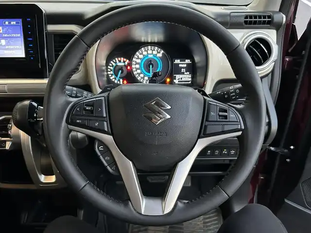 スズキ クロスビー HYBRID MZ 宮城県 2020(令2)年 6.3万km クラレットレッドメタリック 登録時走行距離62570km/純正ナビ/DVD・CD・AM・FM・Bluetooth・ワンセグ・SD・USB/全周囲カメラ/衝突軽減システム/レーンキープアシスト/クルーズコントロール/パーキングアシスト/純正アルミホイール/シートヒーター（運転席と助手席）/プッシュスタート/LEDライト/パドルシフト/純正フロアマット/電動格納ミラー/ウインカーミラー/ドアバイザー/フォグランプ