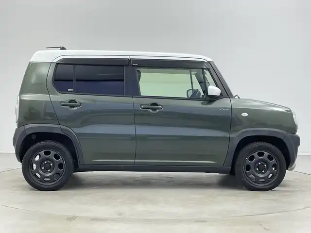 スズキ ハスラー F リミテッド 新潟県 2017(平29)年 8.7万km クールカーキパールメタリック/ホワイト2トーンルーフ 4WD/社外SDナビ/フルセグTV/・Bluetooth接続/・CD/DVD再生/・SDミュージックサーバー/・AM/FM/衝突軽減ブレーキ/バックカメラ/クルーズコントロール/レーンキープアシスト/横滑り防止装置/車線逸脱アラート/アイドリングストップ/ダウンヒルアシストコントロール/前席シートヒーター/ETC/ハロゲンオートライト/スマートキー/プッシュスタート /純正フロアマット/スマートキー