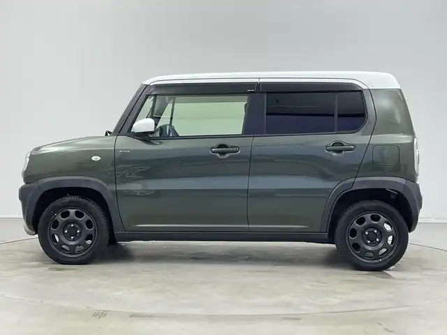 スズキ ハスラー F リミテッド 新潟県 2017(平29)年 8.7万km クールカーキパールメタリック/ホワイト2トーンルーフ 4WD/社外SDナビ/フルセグTV/・Bluetooth接続/・CD/DVD再生/・SDミュージックサーバー/・AM/FM/衝突軽減ブレーキ/バックカメラ/クルーズコントロール/レーンキープアシスト/横滑り防止装置/車線逸脱アラート/アイドリングストップ/ダウンヒルアシストコントロール/前席シートヒーター/ETC/ハロゲンオートライト/スマートキー/プッシュスタート /純正フロアマット/スマートキー