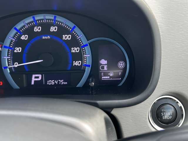 スズキ ワゴンＲ FZ 富山県 2014(平26)年 10.7万km ブルーイッシュブラックパール3 ワンオーナー/スマートキー/衝突安全ブレーキ/プッシュスタート/純正CDプレーヤー/電格ウィンカーミラー/オートライト/ステアリングスイッチ/シートヒーター/HIDヘッドライト/アイドリングストップ/純正１４インチAW/リアワイパー/純正フロアマット/横滑り防止装置/革巻きステアリング/リアスポイラー/オートエアコン/保証書・取説