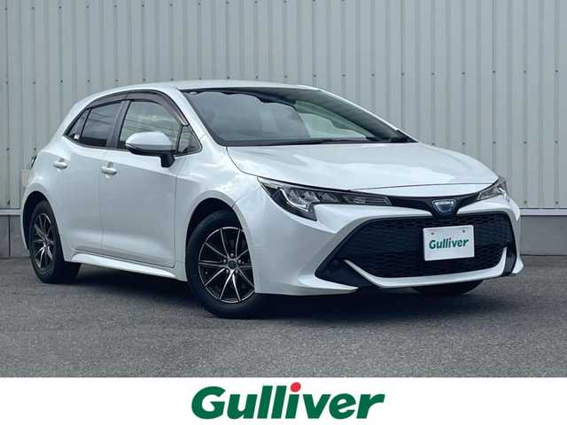 トヨタ カローラ スポーツ ハイブリッドG X 山形県 2020(令2)年 1.7万km プラチナホワイトパールマイカ ワンオーナー/トヨタセーフティセンス/純正ディスプレイオーディオ/　【USB BT Miracast】/バックカメラ/ドライブレコーダー/ETC2.0/レーダークルーズコントロール/ステアリングスイッチ/オートホールド/サイド、カーテンエアバッグ/ミラーヒーター/LEDライト/純正フロアマット/ドアバイザー/保証書、取説あり