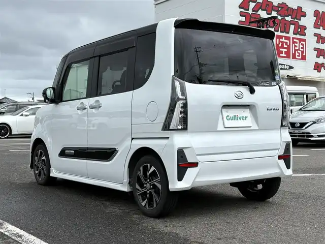 ダイハツ タント カスタム X 大分県 2019(令1)年 6.3万km ブラックマイカメタリック/シャイニングホワイトパール ・純正ナビ(CD/DVD/BT/SD/USB)/・バックモニター/・両側パワースライドドア/・スマートアシスト/・ドライブレコーダー/・ETC/・スーパーロングスライド/・オートハイビーム/・ステアリングリモコン/・スマートキー/・プッシュスタート/・純正アルミホイール