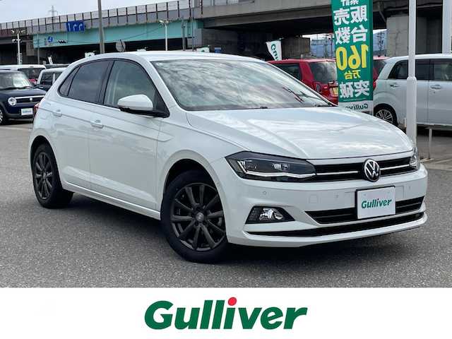 フォルクスワーゲン ＶＷ ポロ TSIハイライン 石川県 2021(令3)年 2.5万km 白 レーダーブレーキ/純正ナビ/バックカメラ/LEDヘッドライト/ETC/ドライブレコーダー/スマートキー/プッシュスタート/電動ミラー/レーダークルーズ/オートライト/コーナーセンサー