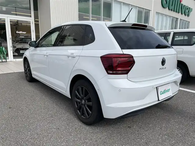 フォルクスワーゲン ＶＷ ポロ TSIハイライン 石川県 2021(令3)年 2.5万km 白 レーダーブレーキ/純正ナビ/バックカメラ/LEDヘッドライト/ETC/ドライブレコーダー/スマートキー/プッシュスタート/電動ミラー/レーダークルーズ/オートライト/コーナーセンサー