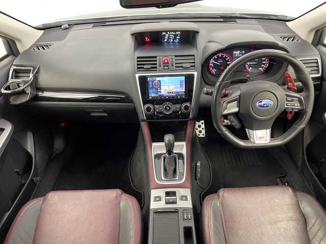 スバル レヴォーグ 1．6STIスポーツアイサイト 鹿児島県 2017(平29)年 9万km ダークグレーメタリック 社外ナビ/（フルセグ/Bluetooth/CD/DVD/ラジオ）　/レーダークルーズコントロール　/パドルシフト　/シートヒーター　/ブラインドスポットモニター　/オートハイビーム　/レザーシート　/ヘッドライトレベライザー/ETC　/ヒルスタートアシスト　/プリクラッシュセーフティ/レーンキープアシスト/プッシュスタートボタン/保証書/取扱説明書