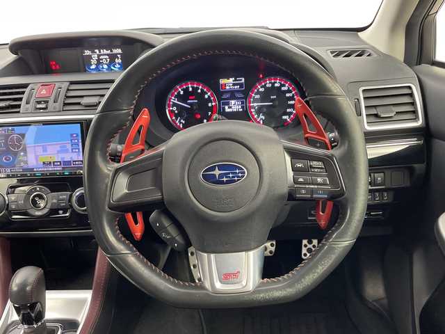 スバル レヴォーグ 1．6STIスポーツアイサイト 鹿児島県 2017(平29)年 9万km ダークグレーメタリック 社外ナビ/（フルセグ/Bluetooth/CD/DVD/ラジオ）　/レーダークルーズコントロール　/パドルシフト　/シートヒーター　/ブラインドスポットモニター　/オートハイビーム　/レザーシート　/ヘッドライトレベライザー/ETC　/ヒルスタートアシスト　/プリクラッシュセーフティ/レーンキープアシスト/プッシュスタートボタン/保証書/取扱説明書