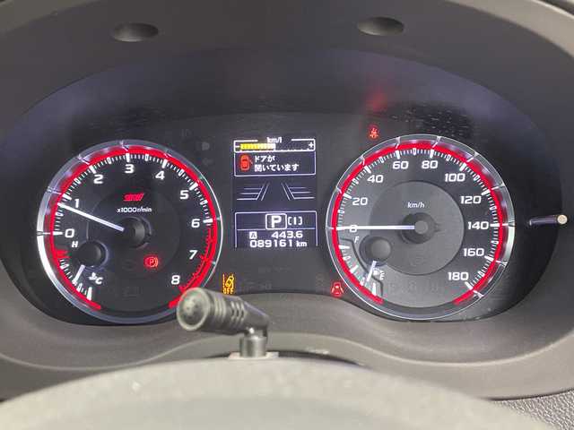 スバル レヴォーグ 1．6STIスポーツアイサイト 鹿児島県 2017(平29)年 9万km ダークグレーメタリック 社外ナビ/（フルセグ/Bluetooth/CD/DVD/ラジオ）　/レーダークルーズコントロール　/パドルシフト　/シートヒーター　/ブラインドスポットモニター　/オートハイビーム　/レザーシート　/ヘッドライトレベライザー/ETC　/ヒルスタートアシスト　/プリクラッシュセーフティ/レーンキープアシスト/プッシュスタートボタン/保証書/取扱説明書