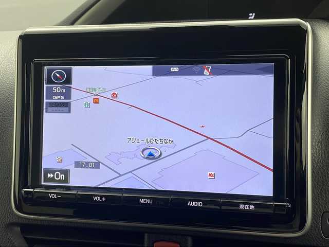 トヨタ ヴォクシー ZS 煌 茨城県 2017(平29)年 5.8万km ブラック 純正9インチナビ/バックカメラ/フルセグTV/アダプティブクルーズコントロール/LEDライト/両側電動スライドドア/衝突軽減ブレーキ/レーンキープアシスト/横滑り防止機能/純正16インチAW/フリップダウンモニター/ドアバイザー/ETC/プッシュスタート/スマートキー