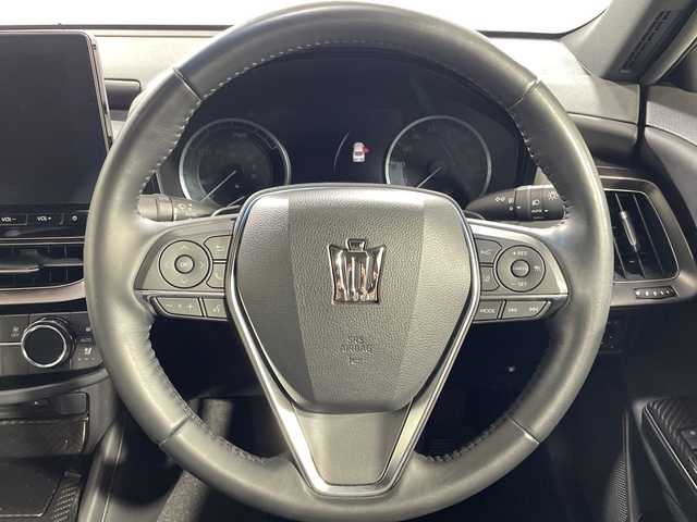 トヨタ クラウン ハイブリッド RS アドバンス 神奈川県 2021(令3)年 3.4万km プレシャスホワイトパール トヨタセーフティーセンス/純正12.3インチSDナビ/TRDエアロ/ヘッドアップディスプレイ/ブラインドスポットモニター/バックカメラ/クルーズコントロール/ムーンルーフ/レザーシート/シートヒーター/シートベンチレーション/ステアリングヒーター/ETC/アイドリングストップ/LEDヘッドライト/フォグランプ/オートライト/ウィンカーミラー/電動格納ミラー/純正18インチAW/パワーシート/プッシュスタート/フロアマット