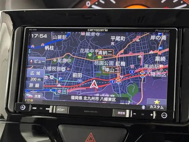 ダイハツ タント X LTD SA Ⅲ 福岡県 2018(平30)年 3.3万km ブライトシルバーメタリック 社外ナビ／フルセグＴＶ　/パノラマモニター　/前方ドライブレコーダー　/衝突軽減ブレーキ　/横滑り防止装置　/アイドリングストップ　/両側電動スライドドア　/シートヒーター　/プッシュスタート　/電動格納式ドアミラー