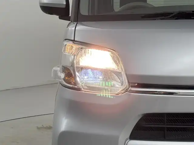 ダイハツ タント X LTD SA Ⅲ 福岡県 2018(平30)年 3.3万km ブライトシルバーメタリック 社外ナビ／フルセグＴＶ　/パノラマモニター　/前方ドライブレコーダー　/衝突軽減ブレーキ　/横滑り防止装置　/アイドリングストップ　/両側電動スライドドア　/シートヒーター　/プッシュスタート　/電動格納式ドアミラー