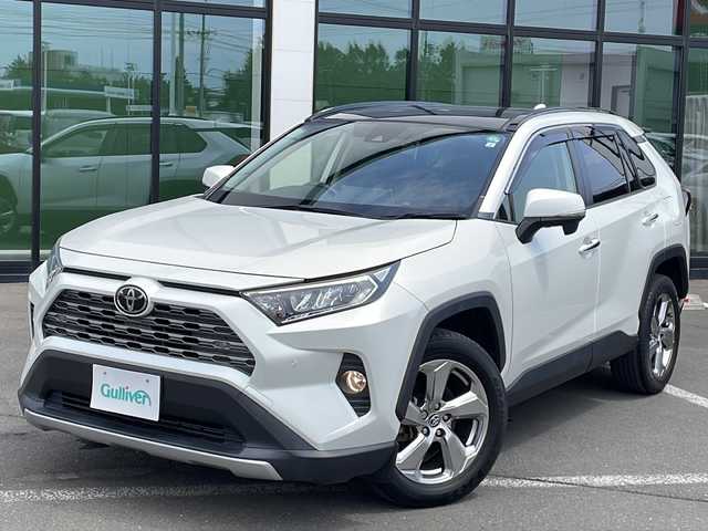トヨタ ＲＡＶ４ G 道東・釧路十勝 2020(令2)年 4.1万km ホワイトパールクリスタルシャイン 純正ナビ/【ラジオ・CD・DVD・TV・SD・BT】/サンルーフ/ルーフレール/シートヒーター/パワーシート/シートメモリ/ステアリングヒーター/電動リアゲート/レーダークルコン/Bカメラ/ETC2.0/前後ドラレコ/BSM/ブレーキホールド/電動パーキングブレーキ/前後コーナーセンサー