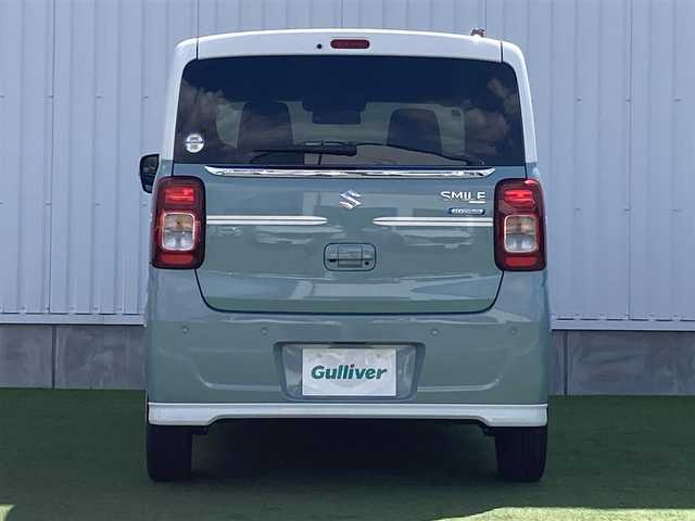 スズキ ワゴンＲ スマイル HYBRID X 香川県 2024(令6)年 0.2万km オフブルーメタリック/ホワイト2トーン 登録時走行距離：1441km/メーカー純正ナビ/　CD DVD BT フルセグTV/全方位カメラ/両側パワースライドドア/衝突被害軽減/レーンキープアシスト/クリアランスソナー/LEDヘッドライト/オートライト/フォグランプ/シートヒーター/ISOFIX/プッシュスタート/スマートキー/新車時保証書/ワンーオーナー