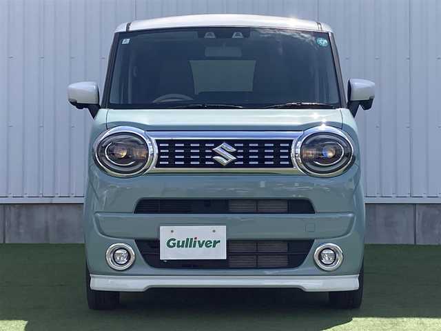 スズキ ワゴンＲ スマイル HYBRID X 香川県 2024(令6)年 0.2万km オフブルーメタリック/ホワイト2トーン 登録時走行距離：1441km/メーカー純正ナビ/　CD DVD BT フルセグTV/全方位カメラ/両側パワースライドドア/衝突被害軽減/レーンキープアシスト/クリアランスソナー/LEDヘッドライト/オートライト/フォグランプ/シートヒーター/ISOFIX/プッシュスタート/スマートキー/新車時保証書/ワンーオーナー