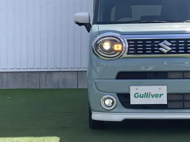 スズキ ワゴンＲ スマイル HYBRID X 香川県 2024(令6)年 0.2万km オフブルーメタリック/ホワイト2トーン 登録時走行距離：1441km/メーカー純正ナビ/　CD DVD BT フルセグTV/全方位カメラ/両側パワースライドドア/衝突被害軽減/レーンキープアシスト/クリアランスソナー/LEDヘッドライト/オートライト/フォグランプ/シートヒーター/ISOFIX/プッシュスタート/スマートキー/新車時保証書/ワンーオーナー
