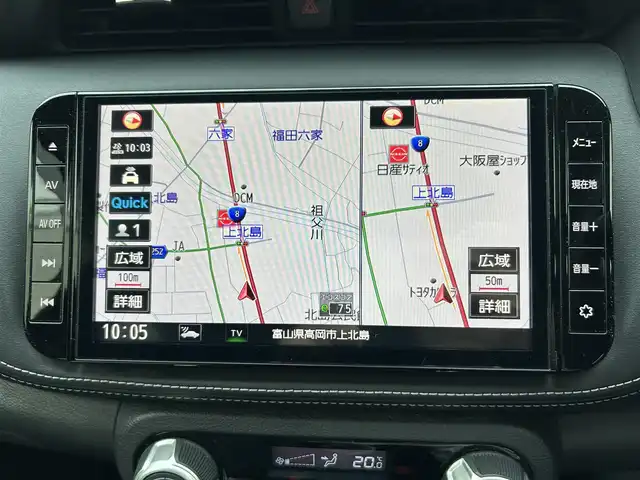 日産 キックス X 富山県 2021(令3)年 3.8万km チタニウムカーキ ワンオーナー/純正ナビ/フルセグテレビ/エマージェンシーブレーキ/インテリジェントルームミラー/アラウンドビューモニター/バックカメラ/ウィンカーミラー/ドアバイザー/プッシュスタート/ビルトインETC/ETC2.0/LEDヘッドライト/コーナーセンサー/プロパイロット/ドライブレコーダー/ハーフレザー