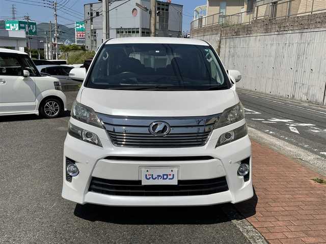 トヨタ ヴェルファイア 2．4Z 福岡県 2012(平24)年 9.7万km ホワイトパールクリスタルシャイン (株)IDOMが運営する【じしゃロン八幡西店】の自社ローン専用車両になります。こちらは現金またはオートローンご利用時の価格です。自社ローンご希望の方は別途その旨お申付け下さい/純正HDDナビ/【Bluetooth・TV・CD。DVD】/フリップダウンモニター/バックカメラ/ETC/両側パワースライドドア/純正アルミホイール/純正リアスポイラー/フロントフォグランプ/オートライト/オットマン
