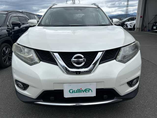 日産 エクストレイル 20Xt エマージェンシーブレーキ 岩手県 2015(平27)年 16.4万km ブリリアントホワイトパール 横滑り防止装置/コーナーセンサー/盗難防止装置/オートライト/ダウンヒルアシスト/純正アルミホイール/シートヒーターエアシート(D/N)/電動リアゲート/純正フロアマット/スペアキー一本/ETC/全周囲カメラ/純正ナビ/Bluetooth