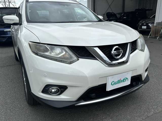 日産 エクストレイル 20Xt エマージェンシーブレーキ 岩手県 2015(平27)年 16.4万km ブリリアントホワイトパール 横滑り防止装置/コーナーセンサー/盗難防止装置/オートライト/ダウンヒルアシスト/純正アルミホイール/シートヒーターエアシート(D/N)/電動リアゲート/純正フロアマット/スペアキー一本/ETC/全周囲カメラ/純正ナビ/Bluetooth