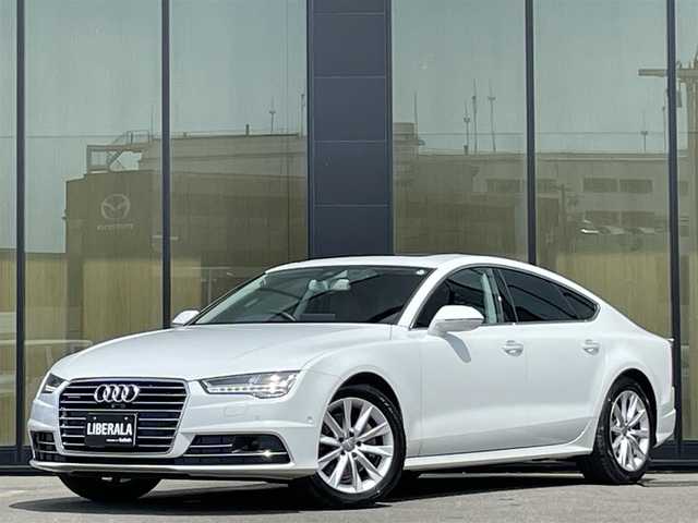 アウディ Ａ７ SB 2．0 TFSI クワトロ 石川県 2017(平29)年 5.5万km 白 BOSEサウンド/エアシート/Bカメラ/ETC/サイドアシスト/アクティブレーンアシスト/ブレーキガード/サンルーフ/前後ドラレコ