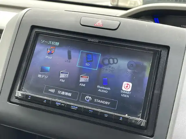 ホンダ フリード ハイブリット G ホンダセンシング 滋賀県 2019(令1)年 4.5万km プレミアムスパークルブラックパール 禁煙車/社外７型ナビ/（AM/FM/CD/DVD/フルセグTV/SD/USB/Bluetooth）/バックカメラ/前後ドライブレコーダー/後席フリップダウンモニター（アルパイン）/ホンダセンシング/●衝突軽減ブレーキ〈CMBS〉/●誤発進抑制機能/●ACC〈アダプティブ・クルーズ・コントロール〉/●LKAS〈車線維持支援システム〉/●歩行者事故低減ステアリング/●路外逸脱抑制機能/●先行車発進お知らせ機能/●標識認識機能/両側パワースライドドア/LEDヘッドライト/ステアリングスイッチ/スマートキー/スペアキー