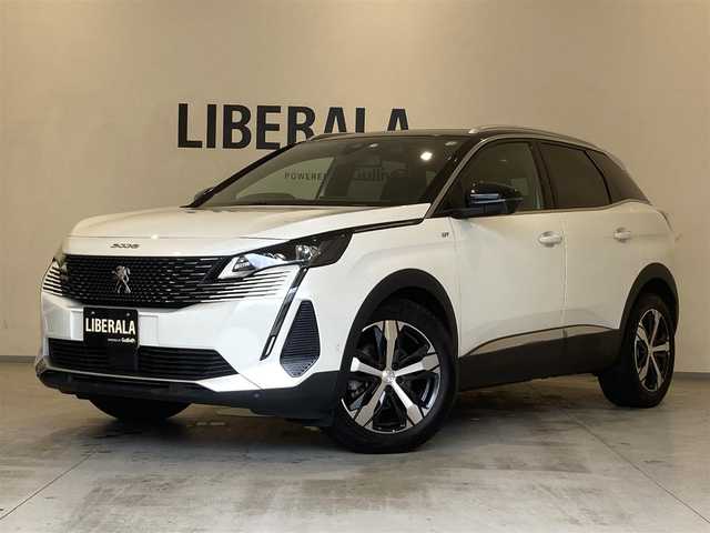 プジョー プジョー ３００８ GT 熊本県 2022(令4)年 1.8万km BLANC NACRE 純正ディスプレイオーディオ（AppleCarPlay、AndroidAuto、Bluetooth）/サイドカメラ/バックカメラ/ハーフレザーシート/D席パワーシート/シートヒーター/パワーバックドア/コーナーセンサー/純正18インチアルミホイール/LEDヘッドライト/ドライブレコーダー