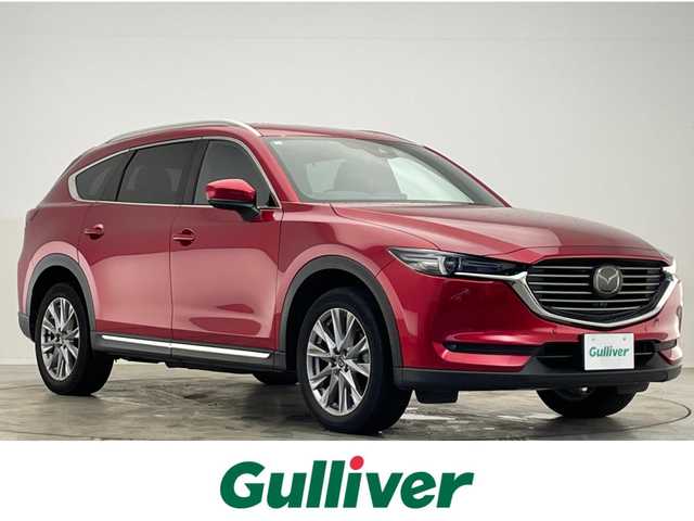 マツダ ＣＸ－８ XD プロアクティブ Sパッケージ 滋賀県 2020(令2)年 5.7万km ソウルレッドクリスタルM 純正ナビ/Bluetooth/CD/DVD/FM/M/AUX/フルセグテレビ/全方位カメラ/アドバンスドスマートシティブレーキサポート/ブラインドスポットモニタリング/パーキングセンサー/レーダークルーズコントロール/スマートブレーキサポート/レーンキープアシストシステム/ヘッドアップディスプレイ/ブラック革シート/パワーシート/シートヒーター /シートベンチレーション/ステアヒーター/LEDヘッドライト/フォグランプ/プッシュスタート /スマートキー/スペアキー/純正フロアマット