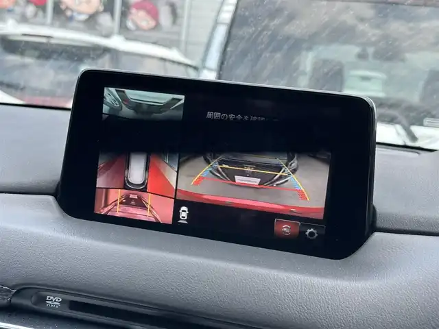 マツダ ＣＸ－８ XD プロアクティブ Sパッケージ 滋賀県 2020(令2)年 5.7万km ソウルレッドクリスタルM 純正ナビ/Bluetooth/CD/DVD/FM/M/AUX/フルセグテレビ/全方位カメラ/アドバンスドスマートシティブレーキサポート/ブラインドスポットモニタリング/パーキングセンサー/レーダークルーズコントロール/スマートブレーキサポート/レーンキープアシストシステム/ヘッドアップディスプレイ/ブラック革シート/パワーシート/シートヒーター /シートベンチレーション/ステアヒーター/LEDヘッドライト/フォグランプ/プッシュスタート /スマートキー/スペアキー/純正フロアマット