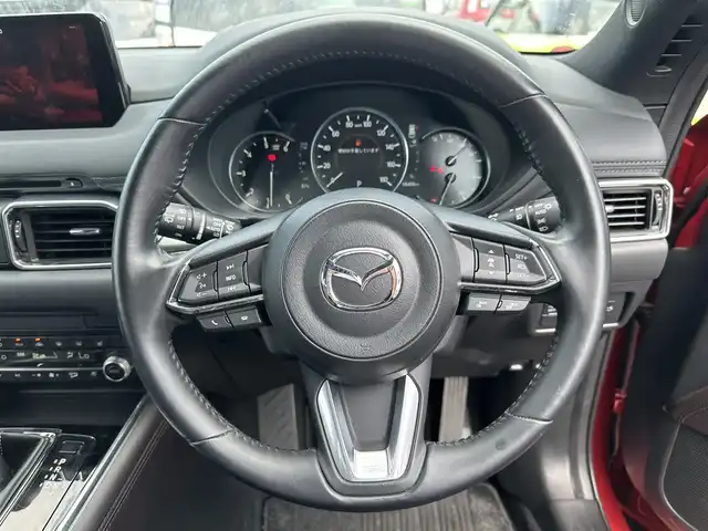 マツダ ＣＸ－８ XD プロアクティブ Sパッケージ 滋賀県 2020(令2)年 5.7万km ソウルレッドクリスタルM 純正ナビ/Bluetooth/CD/DVD/FM/M/AUX/フルセグテレビ/全方位カメラ/アドバンスドスマートシティブレーキサポート/ブラインドスポットモニタリング/パーキングセンサー/レーダークルーズコントロール/スマートブレーキサポート/レーンキープアシストシステム/ヘッドアップディスプレイ/ブラック革シート/パワーシート/シートヒーター /シートベンチレーション/ステアヒーター/LEDヘッドライト/フォグランプ/プッシュスタート /スマートキー/スペアキー/純正フロアマット
