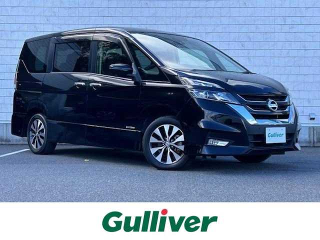日産 セレナ ハイウェイスターVセレクションⅡ 大阪府 2018(平30)年 6万km ダイヤモンドブラック ９インチナビ　/フルセグ　/Ｂｌｕｅｔｏｏｔｈ　/全方位カメラ　/フリップダウンモニター　/クルーズコントロール　/両側パワースライドドア　/前後コーナーセンサー　/ドライブレコーダー　/ＥＴＣ　/ＬＥＤヘッドライト/マット/バイザー