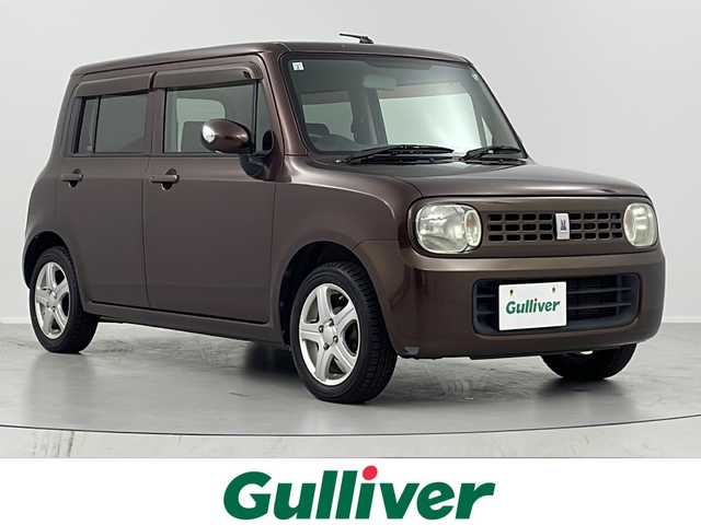 スズキ ラパン X 福島県 2009(平21)年 7.7万km マルーンブラウンパール /プッシュスタート//電動格納ミラー//純正アルミホイール積込//保証書//取扱説明書//パワーウィンドウ//純正フロアマット//ドアバイザー//純正オーディオ