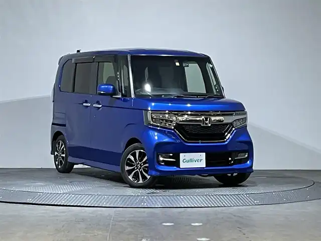 ホンダ Ｎ ＢＯＸ カスタム G L ホンダセンシング 愛媛県 2020(令2)年 3.8万km ブリリアントスポーティブルーメタリック2トーン 8インチ純正ナビ【VXU-195NBi】/   CD.DVD.TV.BT/バックカメラ/社外前後ドラレコ/ホンダセンシング/純正フロアマット/純正ドアバイザー