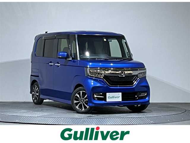 ホンダ Ｎ ＢＯＸ カスタム G L ホンダセンシング 愛媛県 2020(令2)年 3.8万km ブリリアントスポーティブルーメタリック2トーン 8インチ純正ナビ【VXU-195NBi】/   CD.DVD.TV.BT/バックカメラ/社外前後ドラレコ/ホンダセンシング/純正フロアマット/純正ドアバイザー