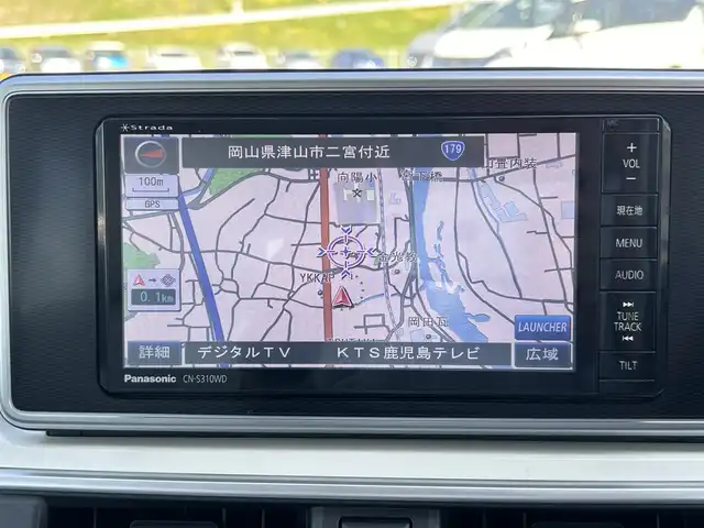 ダイハツ キャスト スポーツ SAⅡ 岡山県 2016(平28)年 4.9万km パールホワイトⅢ 社外メモリナビ　CN-S310WD/フルセグＴＶ　ＣＤ　ＤＶＤ　ＡＭ　ＦＭ　Ｂｌｕｅｔｏｏｔｈ　/白革調シートカバー　/ＥＴＣ　/バックカメラ　/前後ドラレコ　/パドルシフト　/スマートキー　/ドアバイザー