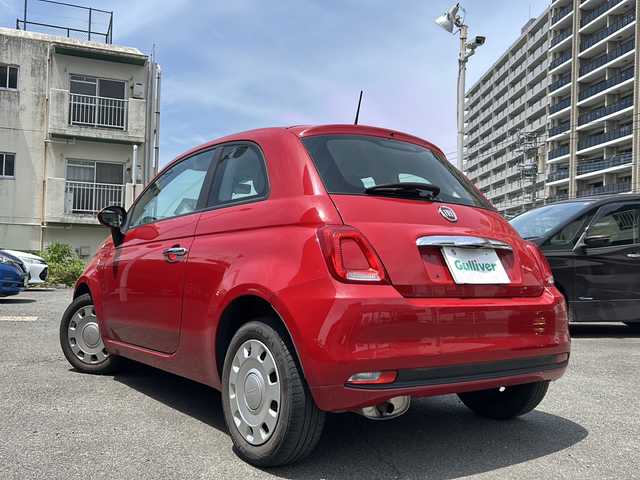 フィアット ５００ 1．2 ポップ 宮崎県 2019(令1)年 4.5万km ロッソ・オフィチーナ Uconnect（FM/Bluetooth/USB)/クルーズコントロール/純正フロアマット/電格ミラー/フォグランプ