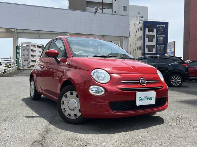 フィアット ５００ 1．2 ポップ 宮崎県 2019(令1)年 4.5万km ロッソ・オフィチーナ Uconnect（FM/Bluetooth/USB)/クルーズコントロール/純正フロアマット/電格ミラー/フォグランプ