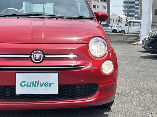 フィアット ５００ 1．2 ポップ 宮崎県 2019(令1)年 4.5万km ロッソ・オフィチーナ Uconnect（FM/Bluetooth/USB)/クルーズコントロール/純正フロアマット/電格ミラー/フォグランプ