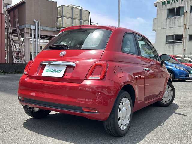 フィアット ５００ 1．2 ポップ 宮崎県 2019(令1)年 4.5万km ロッソ・オフィチーナ Uconnect（FM/Bluetooth/USB)/クルーズコントロール/純正フロアマット/電格ミラー/フォグランプ