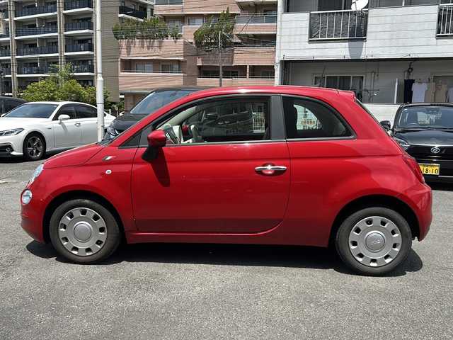 フィアット ５００ 1．2 ポップ 宮崎県 2019(令1)年 4.5万km ロッソ・オフィチーナ Uconnect（FM/Bluetooth/USB)/クルーズコントロール/純正フロアマット/電格ミラー/フォグランプ
