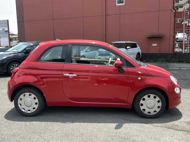 フィアット ５００ 1．2 ポップ 宮崎県 2019(令1)年 4.5万km ロッソ・オフィチーナ Uconnect（FM/Bluetooth/USB)/クルーズコントロール/純正フロアマット/電格ミラー/フォグランプ