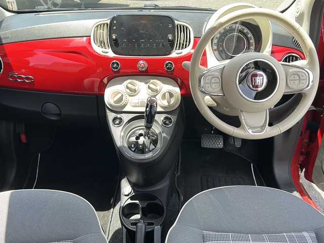 フィアット ５００ 1．2 ポップ 宮崎県 2019(令1)年 4.5万km ロッソ・オフィチーナ Uconnect（FM/Bluetooth/USB)/クルーズコントロール/純正フロアマット/電格ミラー/フォグランプ