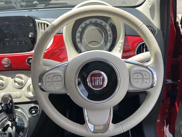フィアット ５００ 1．2 ポップ 宮崎県 2019(令1)年 4.5万km ロッソ・オフィチーナ Uconnect（FM/Bluetooth/USB)/クルーズコントロール/純正フロアマット/電格ミラー/フォグランプ