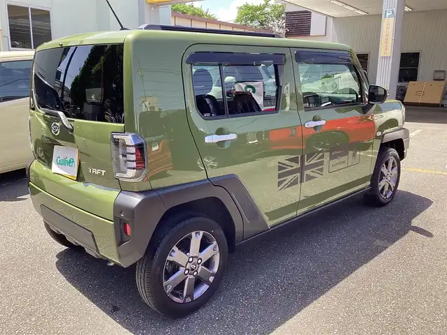 ダイハツ タフト G ターボ 神奈川県 2023(令5)年 1.1万km フォレストカーキメタリック ワンオーナー/9インチディスプレイオーディオ/パノラマ対応カメラ/ETC/スマートアシスト/シートヒーター/スマートキー/リトルD仕様