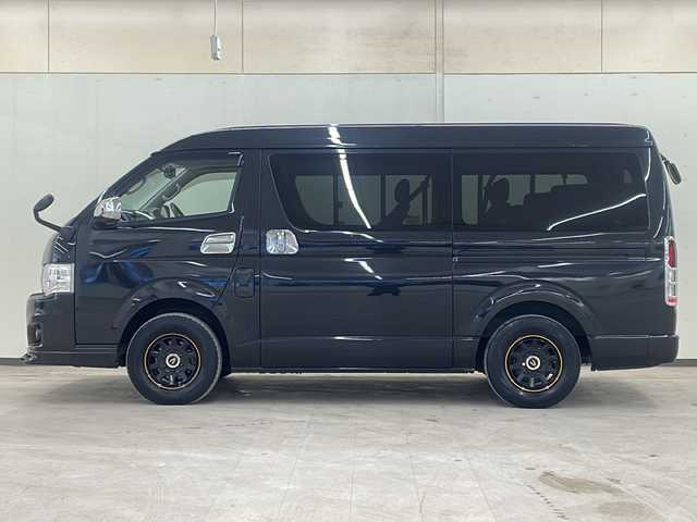 トヨタ ハイエース GL ロング 道央・札幌 2011(平23)年 6万km ブラックマイカ /4WD//社外ナビ：AVN770HDmkII//後席フリップダウンモニター//純正OPモデリスタフロントエアロ//片側パワースライドドア//バックカメラ//デジタルインナーミラー//LEDヘッドライト//純正１５インチホイール付きスタッドレスタイヤ積み込み//