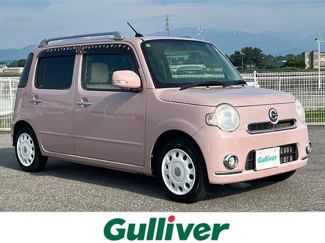 ダイハツ ミラ ココア プラスG 山形県 2012(平24)年 8.2万km ムースピンクパール ４ＷＤ/純正ナビ/ＣＤ/ワンセグ/バックカメラ/純正スピーカー/ＡＡＣ/純正ＡＷ/純正フロアマット/ＥＴＣ/Ｗエアバッグ/ＡＡＣ/スマートキー/保証書/取扱説明書/記録簿