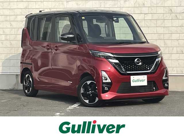 日産 ルークス HWS X プロパイロットED 愛知県 2020(令2)年 4.7万km スパークリングレッド/ブラック ・純正SDメモリーナビ/・全方位カメラ/・フルセグTV/・CD/DVD再生/・ETC（新セキュリティ対応）/・ミュージックサーバー（SD録音）/・Bluetooth/AUX接続/・両側パワースライドドア/・純正フロアマット/・純正14インチアルミホイール/・アダプティブクルーズコントロール/・LEDヘッドライト/・オートマチックハイビーム/・アダプティブヘッドライト/・コーナーセンサー/・横滑り防止装置/・衝突軽減ブレーキ/・ブレーキホールド/・電動パーキングブレーキ/・レーンキープアシスト/・コムテック製ドライブレコーダー（前後）/・充電用USBポート（1個）