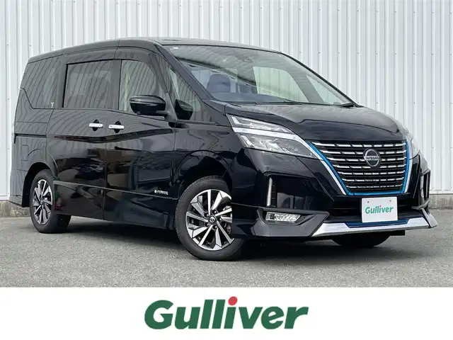 日産 セレナ e－パワー ハイウェイスター G 福岡県 2020(令2)年 5.2万km ダイヤモンドブラック プロパイロット/フリップダウンモニター/純正１０インチナビ（ＭＭ５２０Ｄ－Ｌ）/フルセグTV/CD/DVD/BD/SD/BT/AM/FM/全周囲カメラ/デジタルインナーミラー/衝突軽減/ＢＳＷ/両側パワースライドドア/ステアリングヒーター/前席シートヒーター/電動パーキング/ブレーキホールド/スマートキー/プッシュスタート