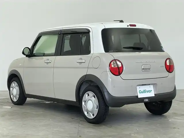 スズキ ラパン モード 富山県 2020(令2)年 6.1万km フォーンベージュメタリック/ホワイト2トーンルーフ 社外８型ナビ（AM/FM/CD/DVD/USB/BT)/フルセグTV/アラウンドビューモニター/衝突被害軽減ブレーキ/クリアランスソナー/前席シートヒーター/ステアリングスイッチ/革巻きステアリング/ビルトインＥＴＣ/純正フロアマット/純正ドアバイザー/ラパン専用ホイールキャップ/シートカバー/スマートキー×２/プッシュスタート/アイドリングストップ