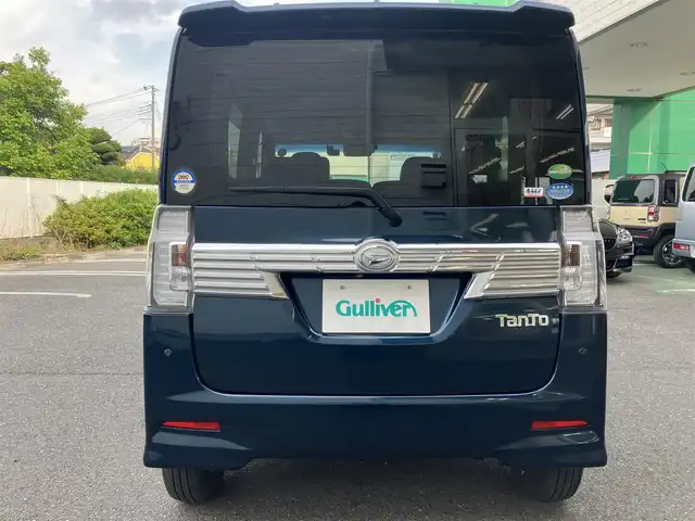 ダイハツ タント カスタムX トップED VS SAⅢ 埼玉県 2019(令1)年 0.7万km レーザーブルークリスタルシャイン 純正ナビ/フルセグTV／DVD／CD／Bluetooth/ETC/純正ドライブレコーダー/アラウンドビューモニター/両側パワースライドドア/コーナーセンサー/シートヒーター（D席）/衝突軽減ブレーキ/横滑り防止機能/アイドリングストップ/ステアリングスイッチ/パワーモード/オートハイビーム/オートライト/フォグライト/ウィンカーミラー/ドアバイザー/純正フロアマット/USB端子/スペアキーあり/AW付きスタッドレスタイヤあり