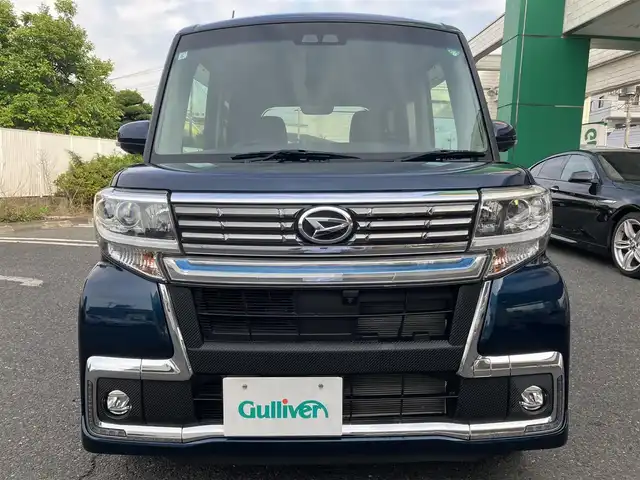ダイハツ タント カスタムX トップED VS SAⅢ 埼玉県 2019(令1)年 0.7万km レーザーブルークリスタルシャイン 純正ナビ/フルセグTV／DVD／CD／Bluetooth/ETC/純正ドライブレコーダー/アラウンドビューモニター/両側パワースライドドア/コーナーセンサー/シートヒーター（D席）/衝突軽減ブレーキ/横滑り防止機能/アイドリングストップ/ステアリングスイッチ/パワーモード/オートハイビーム/オートライト/フォグライト/ウィンカーミラー/ドアバイザー/純正フロアマット/USB端子/スペアキーあり/AW付きスタッドレスタイヤあり